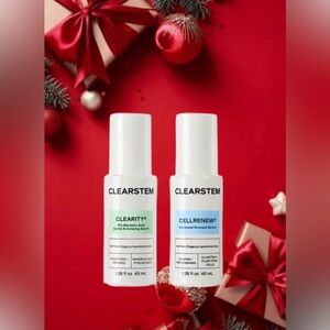 CLEARSTEM Clear + Clarify Duo Anti-Acne + Anti-Aging Skincare NEW